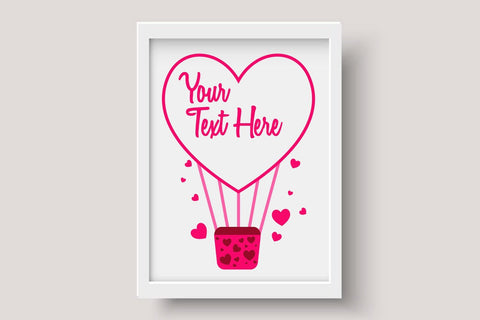Valentine, air balloon valentine svg SVG dadan_pm 