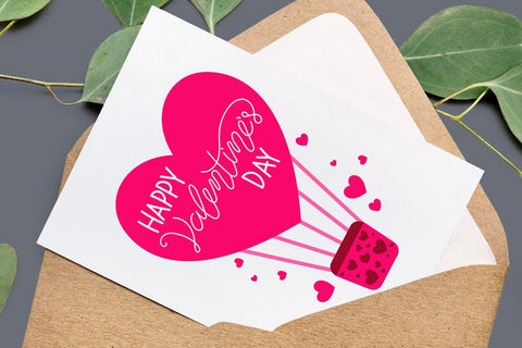 Valentine, air balloon valentine svg SVG dadan_pm 