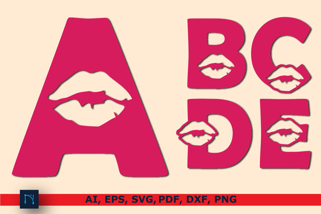 Valentine Alphabet SVG cut file Bundle SVG MD JOYNAL ABDIN 