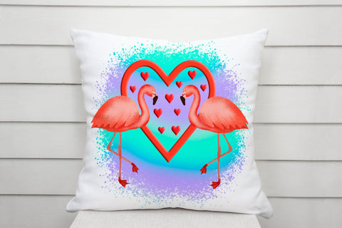 Valentine be mine sublimation | Flamingo sublimation design Sublimation Svetana Studio 