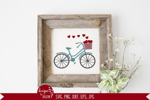 Valentine Bike SVG Designs by Jolein 