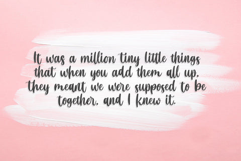 Valentine Blooms Font Rochart studio 