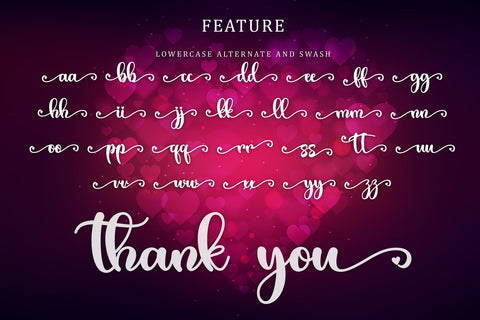 Valentine Bright Font Sakha Design Studio 