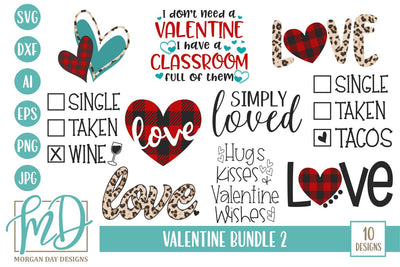 Valentine Bundle 2 SVG Morgan Day Designs