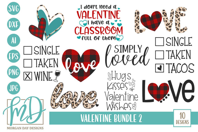 Valentine Bundle 2 SVG Morgan Day Designs