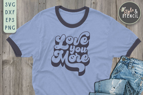 Valentine Bundle Retro SVG - PNG, DXF, EPS, SVG, Cut File SVG Style and Stencil 