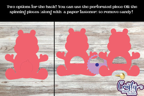 Valentine Candy Dome Holder, Animal Candy Ornament Bundle 1 SVG Crafty Mama Studios 