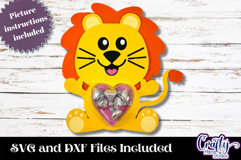 Valentine Candy Dome Holder, Animal Candy Ornament Bundle 1 SVG Crafty Mama Studios 
