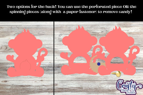 Valentine Candy Dome Holder, Animal Candy Ornament Bundle 2 SVG Crafty Mama Studios 