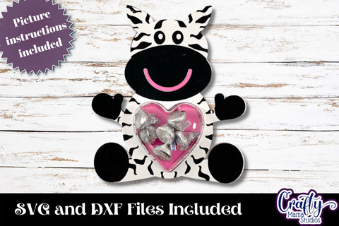Valentine Candy Dome Holder, Animal Candy Ornament Bundle 2 SVG Crafty Mama Studios 