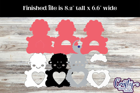 Valentine Candy Dome Holder, Animal Candy Ornament Bundle 4 SVG Crafty Mama Studios 