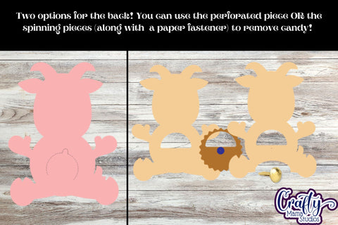 Valentine Candy Dome Holder, Animal Candy Ornament Goat Svg SVG Crafty Mama Studios 