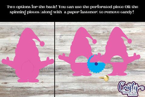 Valentine Candy Dome Holder, Gnome Kisses Candy Ornament Svg SVG Crafty Mama Studios 