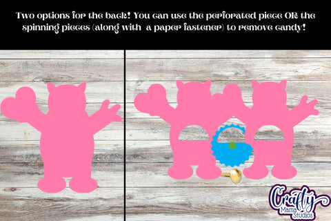 Valentine Candy Dome Holder, Monster Candy Bundle Ornament SVG Crafty Mama Studios 