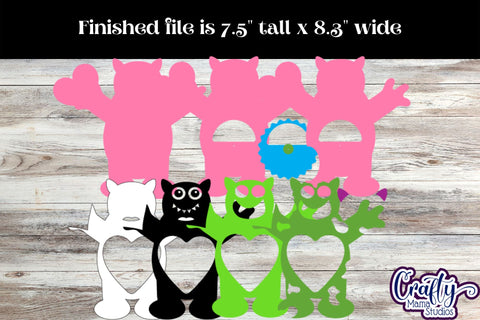 Valentine Candy Dome Holder, Monster Candy Bundle Ornament SVG Crafty Mama Studios 