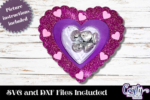 Valentine Candy Dome Holder, Valentine Symbols Candy Bundle SVG Crafty Mama Studios 