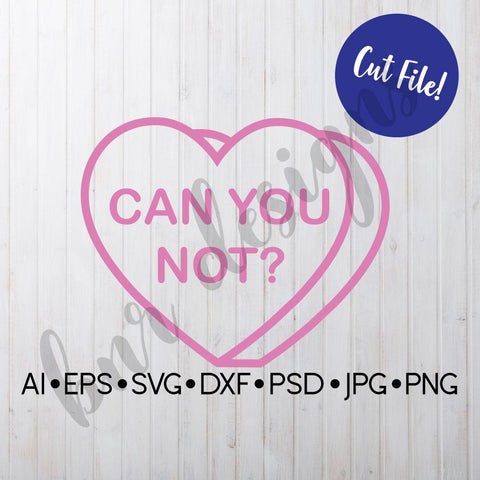 Valentine Candy Heart SVG SVG BNRDesignShop 