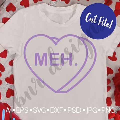 Valentine Candy Heart SVG SVG BNRDesignShop 