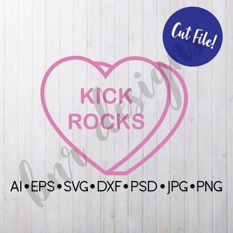 Valentine Candy Heart SVG SVG BNRDesignShop 