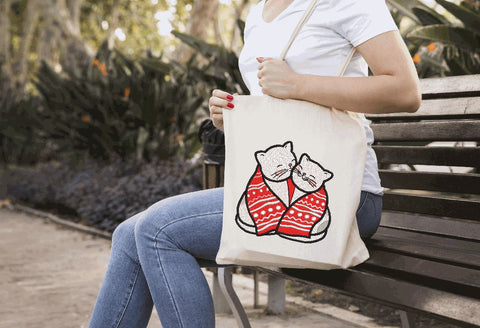 Valentine Cats Machine Embroidery Design Embroidery/Applique DESIGNS Canada Embroidery 