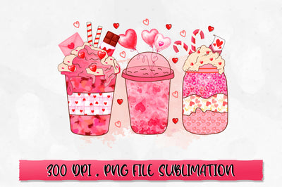 Valentine Coffee Clipart PNG Sublimation SVG Shetara Begum 