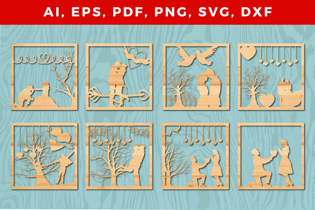 valentine couple wall decor SVG BUNDLE SVG MD JOYNAL ABDIN 