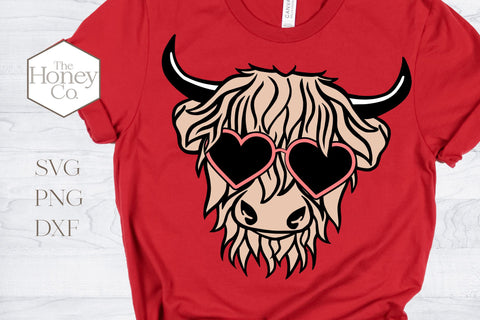 Valentine Cow SVG | Cow Sublimation SVG The Honey Company 