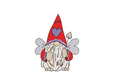 Valentine Cupid Gnome Machine Embroidery Design Embroidery/Applique DESIGNS Canada Embroidery 