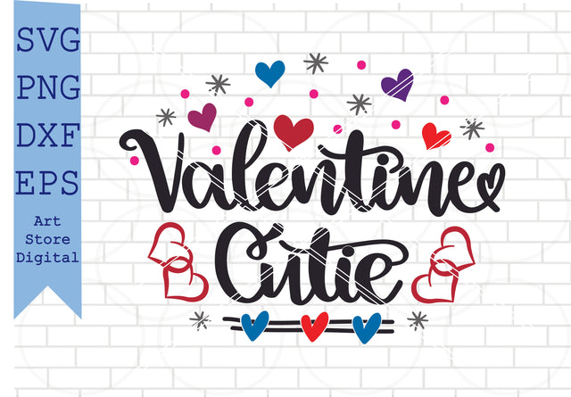 Valentine Cutie Svg, Valentine Svg, Png, Dxf, Eps Cut Files SVG Artstoredigital 