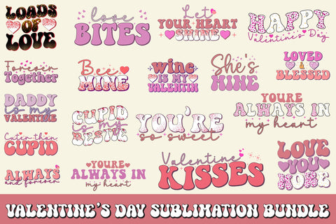 Valentine Day Sublimation Bundle Sublimation Rupkotha 