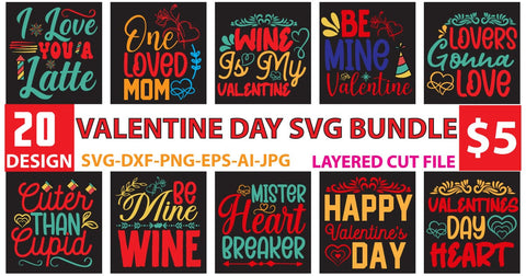 valentine day svg bundle SVG Newmockups 