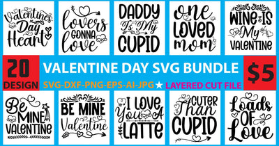 valentine day svg bundle SVG Newmockups 