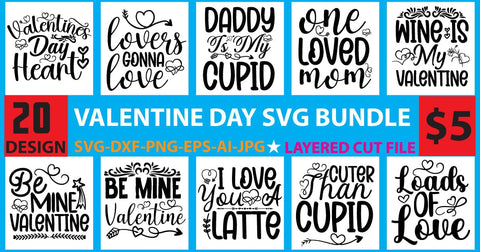 valentine day svg bundle SVG Newmockups 