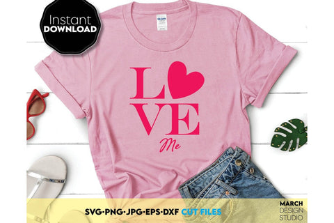 Valentine Day SVG Bundle, Valentines Day Shirt Bundle SVG, Valentine SVG, Funny Valentines Saying SVG SVG March Design Studio 