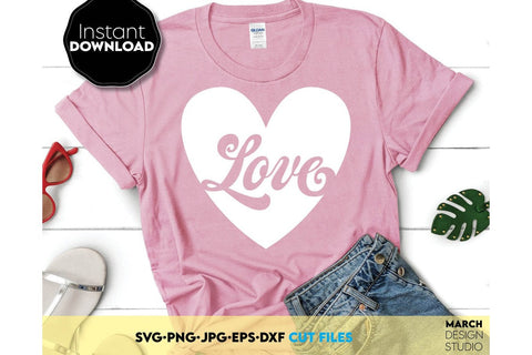 Valentine Day SVG Bundle, Valentines Day Shirt Bundle SVG, Valentine SVG, Funny Valentines Saying SVG SVG March Design Studio 