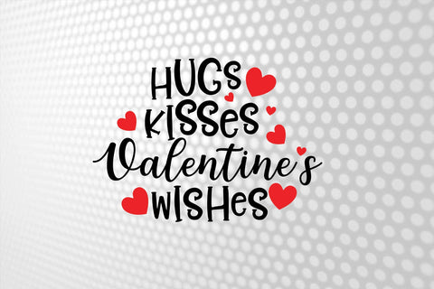 Valentine Day Svg, Valentine wishes svg, Hugs and Kisses svg, Valentine Day tshirt, Hearts Svg, Valentine Cut files SVG 1uniqueminute 