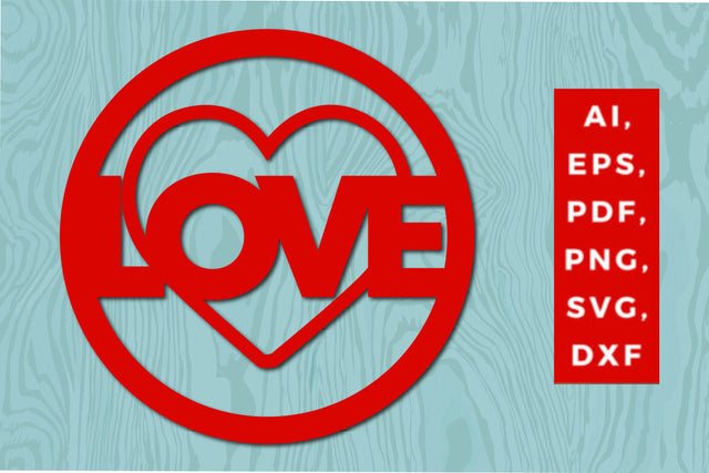 Valentine decor laser/paper cut SVG/dxf SVG MD JOYNAL ABDIN 