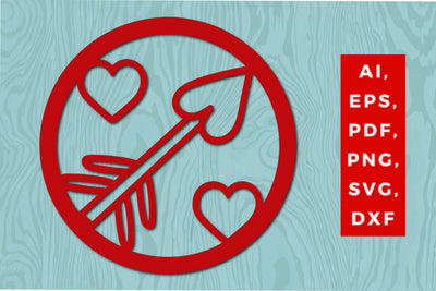 Valentine decor laser/paper cut SVG/dxf SVG MD JOYNAL ABDIN 