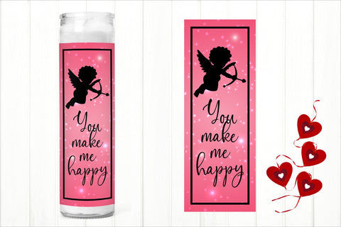 Valentine Dollar Tree Candle PNG. Dollar Tree Candle Wrap Sublimation Olga Terlyanskaya 