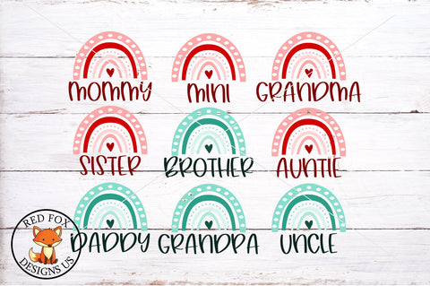 Valentine Family Shirt Designs SVG PNG DXF SVG RedFoxDesignsUS 