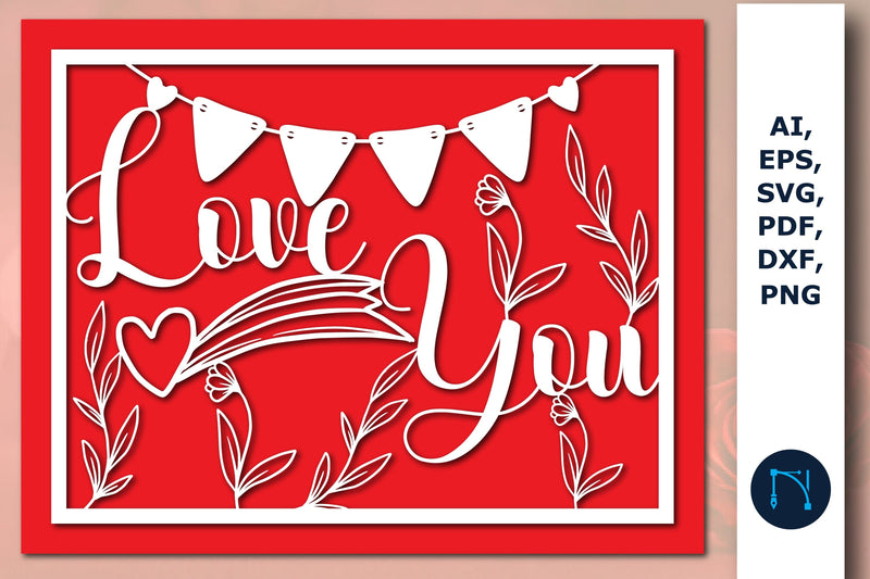 Valentine Gift card SVG cut file Bundle SVG MD JOYNAL ABDIN 