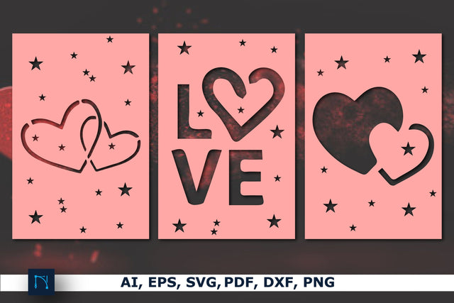 Valentine Gift card SVG cut file Bundle SVG MD JOYNAL ABDIN 