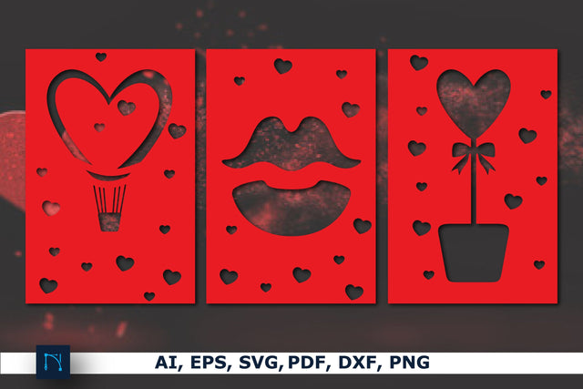 Valentine Gift card SVG cut file Bundle SVG MD JOYNAL ABDIN 
