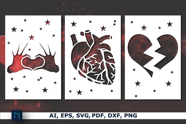 Valentine Gift card SVG cut file Bundle SVG MD JOYNAL ABDIN 