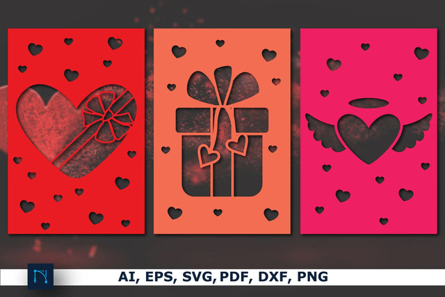 Valentine Gift card SVG cut file Bundle SVG MD JOYNAL ABDIN 