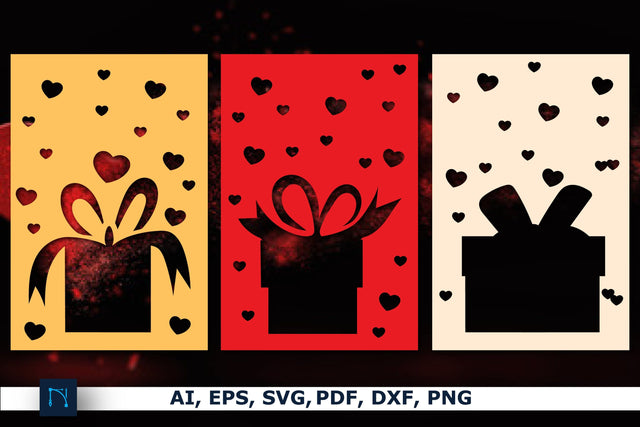 Valentine Gift card SVG cut file Bundle SVG MD JOYNAL ABDIN 
