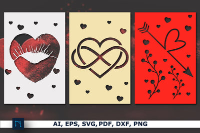 Valentine Gift card SVG cut file Bundle SVG MD JOYNAL ABDIN 