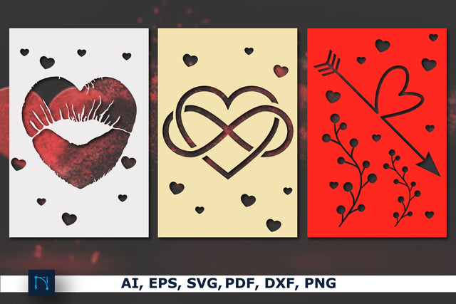 Valentine Gift card SVG cut file Bundle SVG MD JOYNAL ABDIN 
