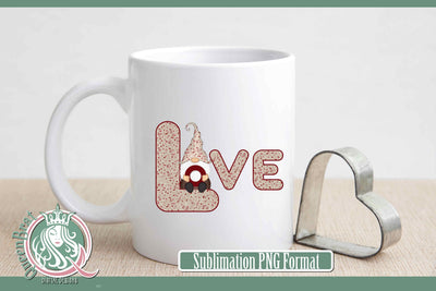 Valentine Glitter Gnome 5 Sublimation Sublimation QueenBrat Digital Designs 