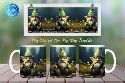 Valentine Gnome 11, 12 & 15 Oz Mug Sublimation Sublimation Regulrcrative 